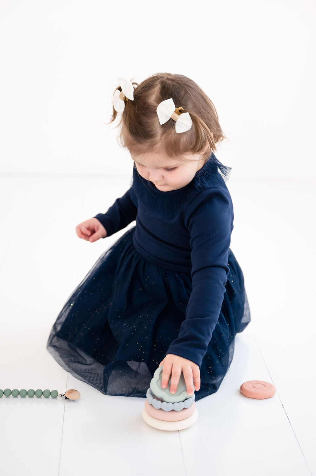 Silikonski obročki - Mavrična Tortica