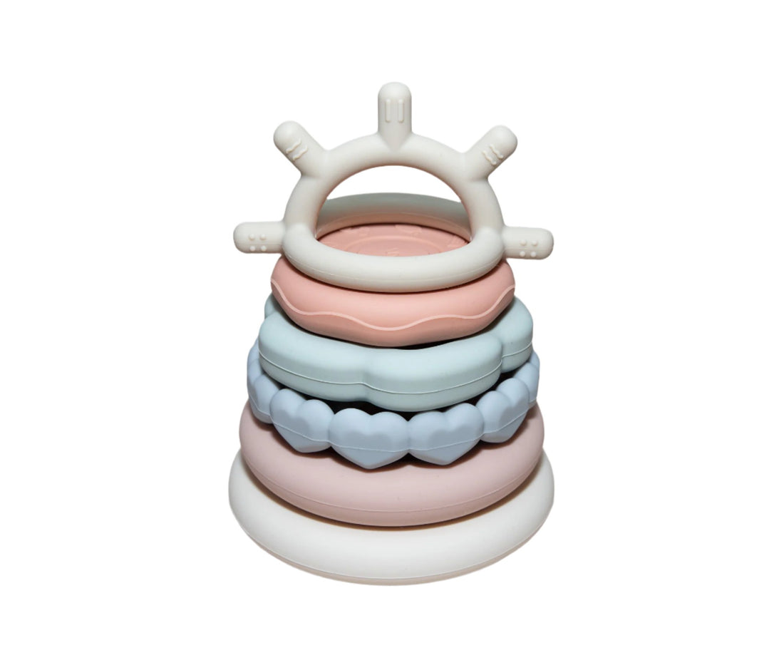 Silikonski obročki - Mavrična Tortica