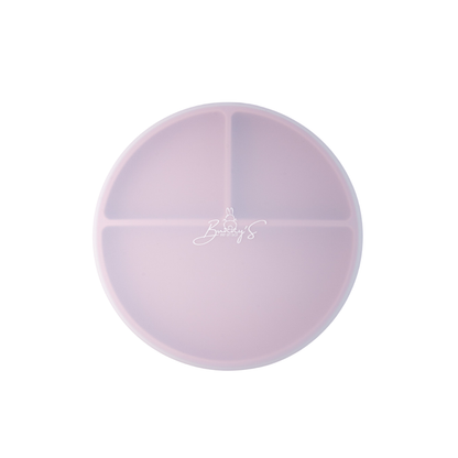 Silikonski krožnik z vakumskim dnom in pokrovom