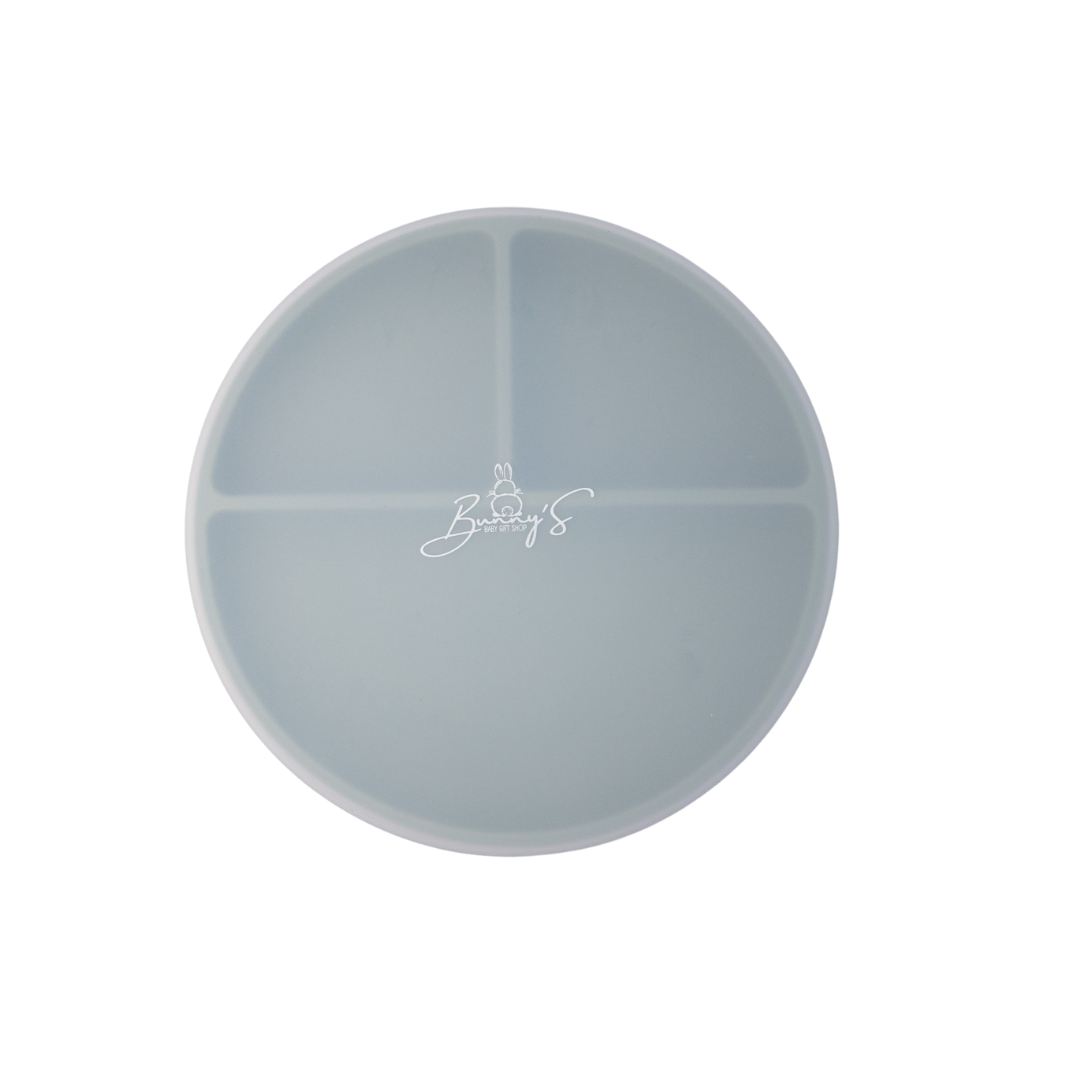 Silikonski krožnik z vakumskim dnom in pokrovom