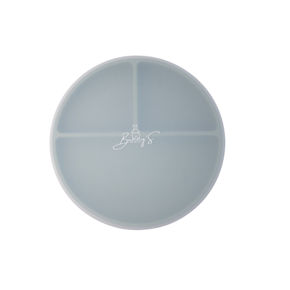 Silikonski krožnik z vakumskim dnom in pokrovom