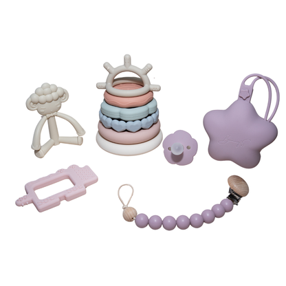 Welcome Baby - Gift Box Vijolična